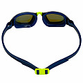 Aqua Sphere XCEED Titan-Schwimmbrille. Spiegelglas blau