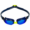 Aqua Sphere XCEED Titan-Schwimmbrille. Spiegelglas blau