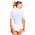 Damen-Lycra-T-Shirt Roxy Bright White mit kurzen Ärmeln