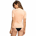 Damen-Lycra-T-Shirt Roxy SALMON mit kurzen Ärmeln