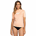 Damen-Lycra-T-Shirt Roxy SALMON mit kurzen Ärmeln