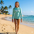 Mädchen-Lycra-T-Shirt Roxy WHOLE HEARTED