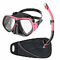 Schnorchel-Set Maske und Schnorchel Dive Team DEEP VISION antifog