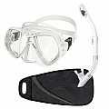 Schnorchel-Set Maske und Schnorchel Dive Team DEEP VISION antifog