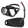 Schnorchel-Set Maske und Schnorchel Dive Team DEEP VISION antifog
