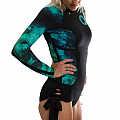 Damen-Neopren-Badeanzug Kaiwai BLUE PANTY mit langen Ärmeln