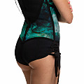 Damen-Neopren-Badeanzug Kaiwai BLUE PANTY ärmellos