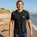 Quiksilver Herren-Lycra-Shirt, lockere Passform, Kurzarm