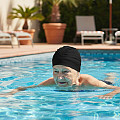Damen-Badekappe Aqua Speed TURBAN CAP