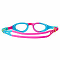 Zoggs SUPER SEAL Junior Schwimmbrille mit blauen Gläsern - rosa/blau