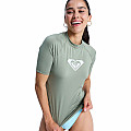 Damen-Lycra-T-Shirt Roxy, ölgrün, Kurzarm