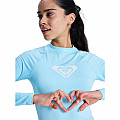 Damen-Lycra-T-Shirt Roxy BLAU TÜRKIS Langarm
