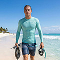 O'Neill CANAL BLUE Herren-Langarmhemd aus Lycra