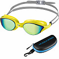 Aqua Speed ​​Vortex Mirror Schwimmbrille mit Etui - Bernstein