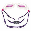 Aqua Speed ​​Vortex Mirror Schwimmbrille mit Etui - Rosa Gläser - Rosa