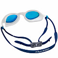 Aqua Speed ​​Vortex Mirror Schwimmbrille mit Etui, Weiß