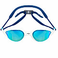 Aqua Speed ​​Vortex Mirror Schwimmbrille mit Etui, Weiß