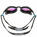 Aqua Speed ​​Vortex Mirror Schwimmbrille mit Etui, Schwarz