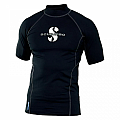 Herren-Lycra-Shirt Scubapro T-FLEX BLACK UPF80, kurzärmelig