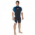 Herren-Lycra-Shirt Mares RASHGUARD LOOSE FIT, kurzärmelig