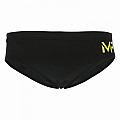 Jungen-Badehose Michael Phelps SOLID MAN SLIP schwarz