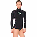 Damen-Lycra-Shirt Scubapro T-FLEX ONYX UPF80, langärmelig - S