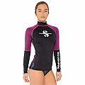 Rashguard Scubapro RASHGUARD JEWEL UPF50, lange Ärmeln - Damen