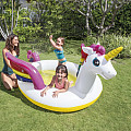 Aufblasbarer Pool Intex 57441 Einhorn mit Dusche 272 x 193 x 104 cm