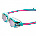 Damen-Schwimmbrille Aqua Sphere FASTLANE Titan. rosa Spiegelglas