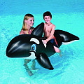 Aufblasbare Luftmatratze Bestway 41009 „Wal“, 203 x 102 cm, schwarz