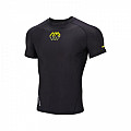 Herren Lycra T-Shirt Aqua Marina SCENE schwarz, kurze Ärmel - M