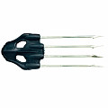 Speerspitzen Omer NYLON BLACK 4-Spitze