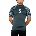 Herren-Lycra-Shirt Scubapro RASHGUARD GRAPHITE UPF50, kurzärmelig