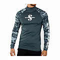 Herren Rashguard Scubapro RASHGUARD GRAPHITE UPF50, lange Ärm.