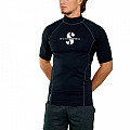 Rashguard Scubapro T-FLEX BLACK UPF80, kurze Ärmeln - Herren