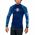 Rashguard Scubapro RASHGUARD AEGEAN UPF50, lange Ärmeln - Herren