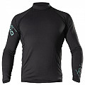 Herren Lycra T-Shirt Hiko SHADE ULTRA, lange Ärmel - M schwarz