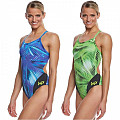 Damen Badeanzug Michael Phelps MESA LADY MID BACK multicolor/grun - DE30