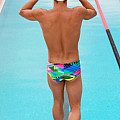 Jungen Badeanzug Michael Phelps ZUGLO SLIP - 140 cm