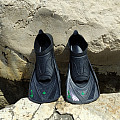 Kinder-Flossen Aqua Sphere MICROFIN HP - Ausverkauf - 32/33 schwarz