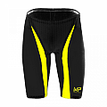 Michael Phelps XPRESSO Wettkampf-Badehose schwarz/gelb-Ausverkauf - DE3 XS/S
