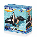 Aufblasbare Luftmatratze Bestway 41009 „Wal“, 203 x 102 cm, schwarz