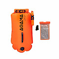 Schwimmboje und wasserdichter Packsack Agama SWIM PRO 28 L Handyhülle
