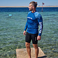 Herren-Lycra-Shirt Agama BLUE MAN, langärmelig
