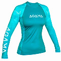 Damen Lycra T-Shirt Agama AQUA LADY, lange Ärmel