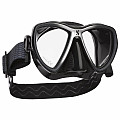 Maske Scubapro SYNERGY MINI mit Komfortband, schwarzes-Silikon
