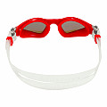 Schwimmbrille Aqua Sphere KAYENNE SMALL Titan. Spiegelglas blau - rot/Weiss