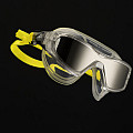 Schwimmbrille Aqua Sphere VISTA PRO SILVER MIRROR silberne Spiegelgläser - transp./gelb