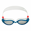 Schwimmbrille Aqua Sphere KAIMAN EXO Titan. silberne Spiegelgläser - Benzin/Transp.