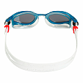 Schwimmbrille Aqua Sphere KAIMAN EXO Titan. silberne Spiegelgläser - Benzin/Transp.